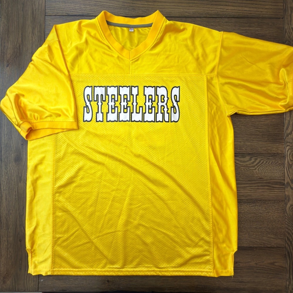 Pittsburgh Steelers Remson 60 Yellow Mesh Football Fan Jersey Mens XL